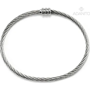 Náramek Pevný náramek z chirurgické oceli lanko