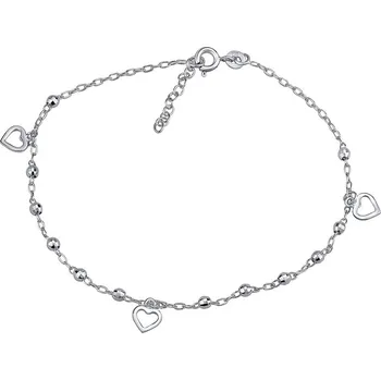 Řetízek Stříbrný zdobený řetízek na nohu ZTN26501