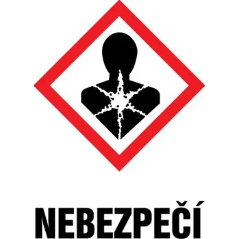 Značka GHS08 Nebezpečí, samolepicí fólie, 105 × 148 mm