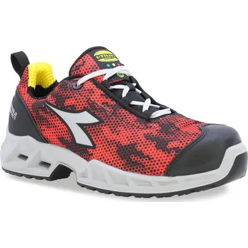 Pracovní obuv DIADORA Shark Stable S1P červená pánská pracovní obuv 44