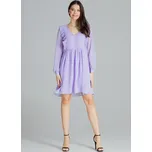 Šifónové šaty L083 Violet Velikost: L