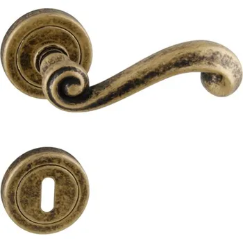 Dveřní kování MP KOVÁNÍ TI - CARLA - R 738 Provedení: BB (pokojový klíč), Povrch: OBA - Antik bronz