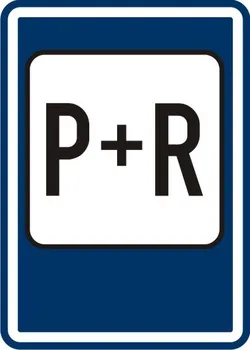 Dopravní značka Parkoviště P+R IP13d 50 x 70 cm