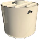 Česká nádrž - Dvouplášťový kruhový septik - 12m3