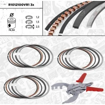 Píst motoru Sada pístních kroužků ET ENGINETEAM R1012100VR1