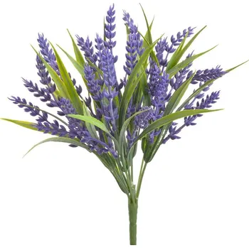 umělá květina Canea Levandule trs 31 cm fialová