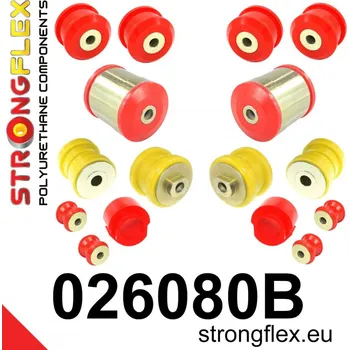Silentblok nápravy Kompletní sada silentbloků přední nápravy 026080B Audi A4, A6