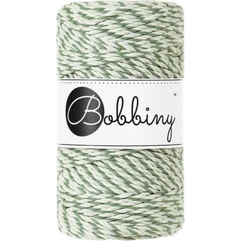 Příze Bobbiny bavlněná šňůra na macramé 3ply REGULAR magic green