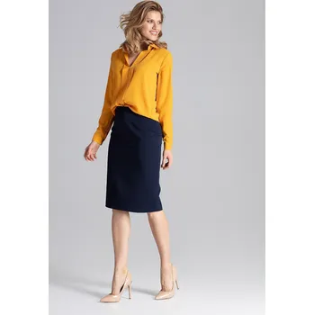 Dámská košile Hořčicová elegantní košile M621 Velikost: L