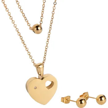 Souprava šperků IZMAEL Set GR 20506 Zlatá KP20506