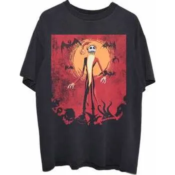 Merch Disney: Tričko The Nightmare Before Christmas Jack Orange Sun L