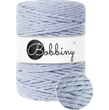 Příze Bobbiny bavlněná šňůra na macramé XXL glossy iris