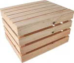 ČistéDřevo Dřevěná bedýnka 50 x 40 x 30…