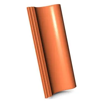 Střešní krytina KM BETA Taška poloviční KMB HODONKA Briliant -cihlová