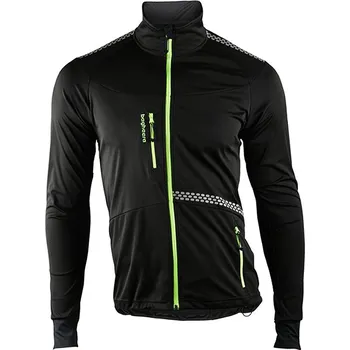 Pánská větrovka Bunda BAGHEERA Moritz Barva: Black-Lime, Velikost: S