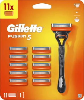 Holítko Gillette Fusion 5 Manual černý + 11 hlavic