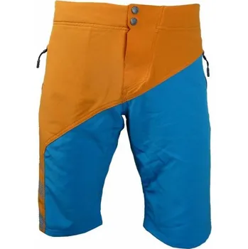 Cyklistické kalhoty kalhoty krátké pánské HAVEN PURE modro/oranžové (kalhoty krátké pánské HAVEN PURE modro/oranžové)