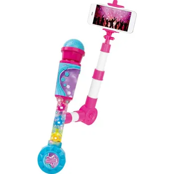 MADE Mikrofon na baterie se selfie tyčkou s možností připojení externího audiozařízení