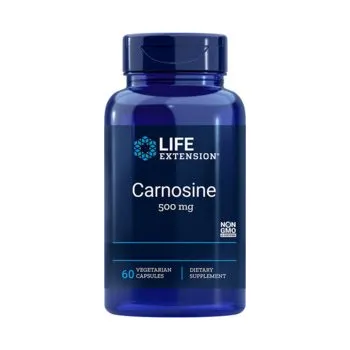 Zdraví Life Extension Carnosine Doplněk stravy s karnosinem 60 ks, vegetariánská kapsle, 500 mg