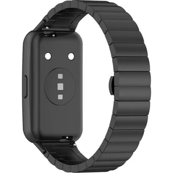 Ostatní příslušenství k chytrým hodinkám eses Kovový řemínek univerzální pro Huawei Band 7 - Černý