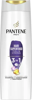 Šampon Pantene Pro-V Superfood 3v1 šampon pro poškozené vlasy 360 ml