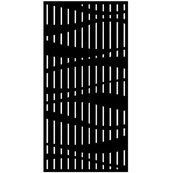 Plech Designový plech laserem vypálený vzor 9342 2 x 1000 x 2000 mm černý