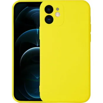 Silikonový kryt pro iPhone 12 - Žlutý