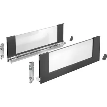 Nábytkové kování HETTICH AvanTech You sada držáků pro individuální materiál 187/500 antra (HETTICH 9257190 AvanTech You sada držáků pro individuální materiál 187/500 antra)