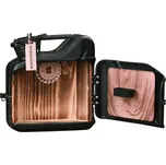 Barkanystr Mini bar 5 l černý/dřevěný