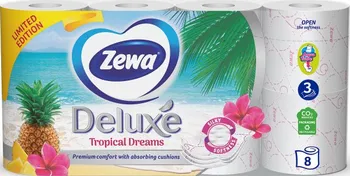 Toaletní papír Zewa Deluxe Tropical Dreams 3vrstvý 8 ks