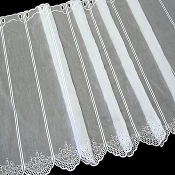 Záclona Vitrážová záclona Sarin bez obšití 50