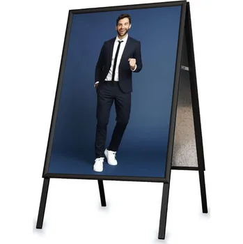 Kancelářský nábytek A-board 25 mm, Ostrý roh - A1, Černý