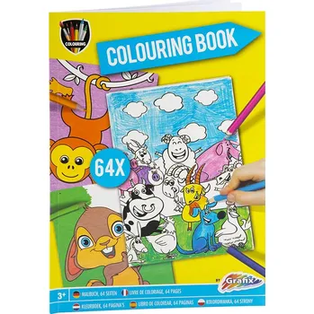 omalovánky GRAFIX Omalovánky zvířátka 64 listů A4