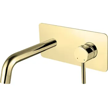 Vodovodní baterie Besco Illusion podomítková umyvadlová baterie, gold