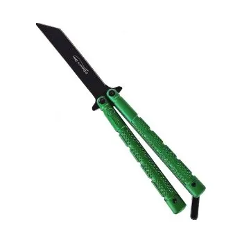 Motýlek MOTÝLEK BALISONG GREEN TANTO