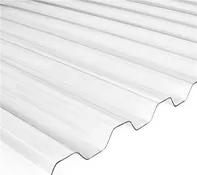 Sklolaminátová deska Blachotrapez T18 Plus Eco prosvětlovací čirá deska 1185 x 2000 mm