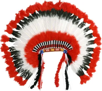 Karnevalový doplněk Widmann Indiánská čelenka Náčelník kmene