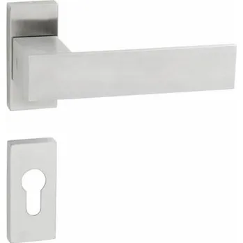 Dveřní kování MP KOVÁNÍ JNF SQUARE 153 - UR Provedení: PZ (vložkový zámek), Povrch: BN - broušená nerez