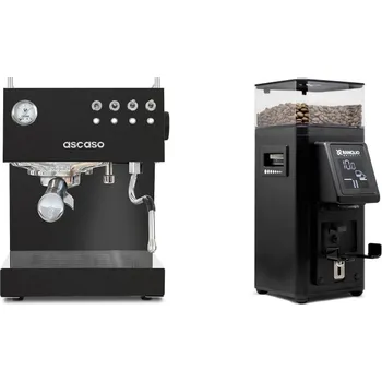 Kávovar Ascaso Steel DUO, Black + Rancilio STILE, black