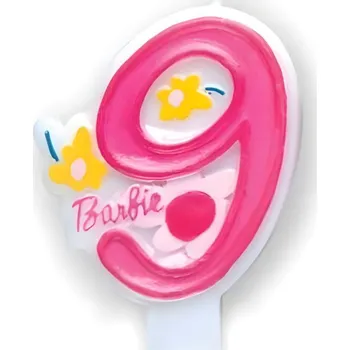 Dárková taška Dortová svíčka Barbie číslo 9