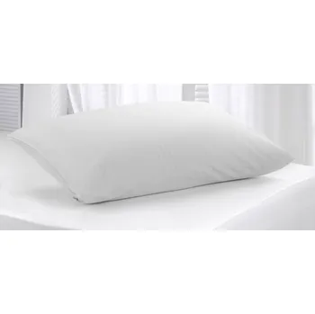 Povlečení Recenze Velfont HPU Bambus Jersey polštářový chránič bílý 50 x 70 cm zipový uzávěr