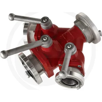 Příslušenství k čerpadlu Rozbočovač STORZ vstup B75, výstup 1xB75 / 2xC52, s uzavírací koulí