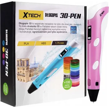 3D pero X-Tech Magic Pen 3D + 100 m filamentu