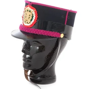 Klobouk ARMÁDNÍ ORIGINÁL ITÁLIE Slavnostní čepice brigadýrka Vojenská akademie v Modeně Itálie originál Velikost: 55 ½