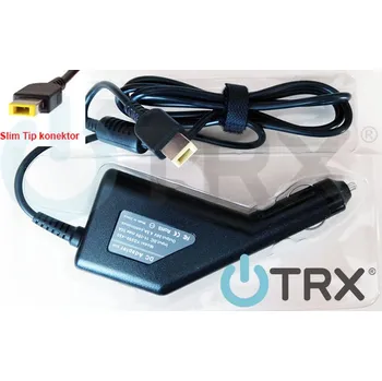 Adaptér k notebooku Autonabíječka TRX YD200-450LESQ - 20V/4,5A 90W, Slim tip konektor + pin (Automobilová nabíječka / car adapter / auto adapter / DC adapter do CL 12V autozásuvky pro notebooky IBM / Lenovo)