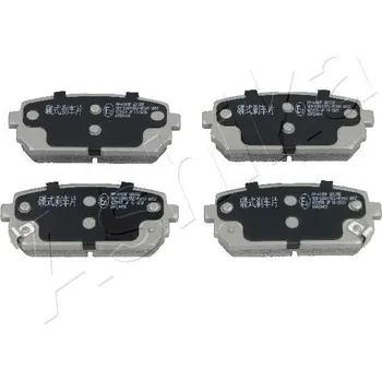 Brzdová destička Sada brzdových destiček, kotoučová brzda ASHIKA 51-0K-K10