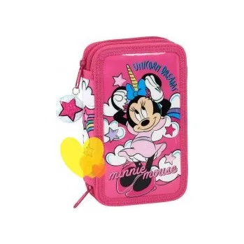 Penál 2patrový plně vybavený penál Minnie Jednorožec