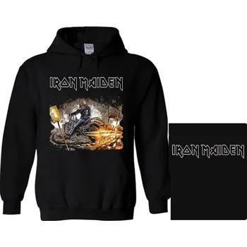 Pánská mikina mikina s kapucí Iron Maiden - Hell Ain't a Bad Place