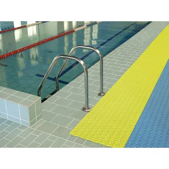 Rohožka Protiskluzová bazénová plastová rohož - metráž - Žlutá vanilka / 0,6 x 1m