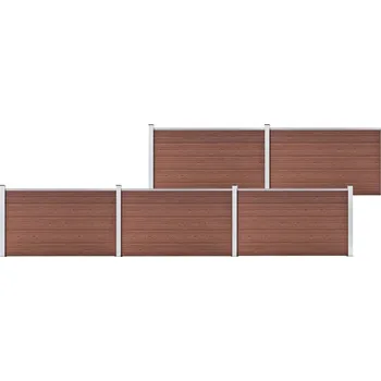 Plot Zahradní plot WPC hnědý